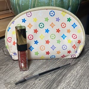 🪷5 for $20🪷Loletta Matte Lip Gloss, Eye brush with Spoolie & Makeup Bag Set